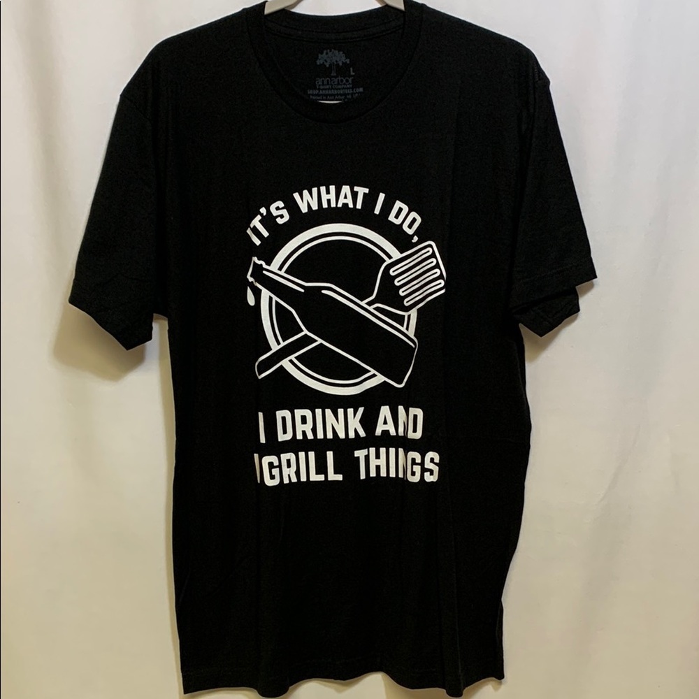 Black BBQ Graphic Short Sleeve Tee